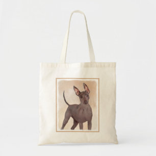 Xoloitzcuintli Painting - Cute Original Dog Art Tote Bag