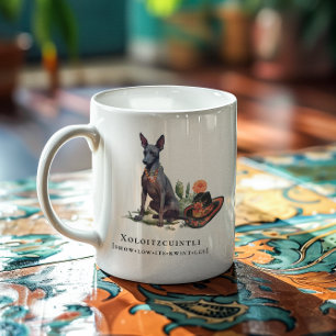 Xoloitzcuintli   Watercolor Mexican Hairless Dog  Coffee Mug