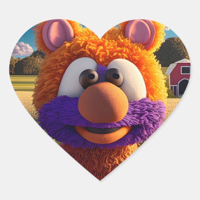 xooribous heart sticker (Front)