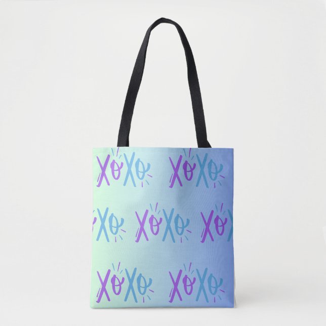 XOXO All-Over-Print Tote Bag, Medium Bag (Front)