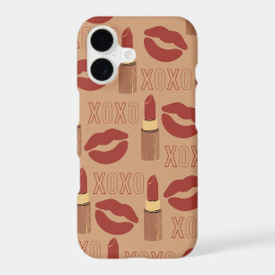 XOXO and Lipsticks Pattern