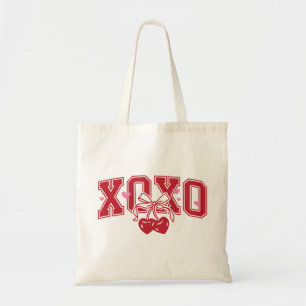 XOXO Bow Cherry Valentine's day Tote Bag