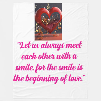 "XOXO Cosy: Soft & Romantic Blankets" Fleece Blanket