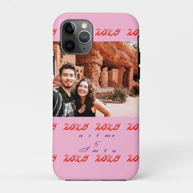 XOXO Custom Photo Case-Mate iPhone Case (Back)