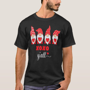 Xoxo Cute Gnomes Valentines Day for Couple Matchin T-Shirt