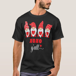 Xoxo Cute Gnomes Valentines Day for Couple Matchin T-Shirt