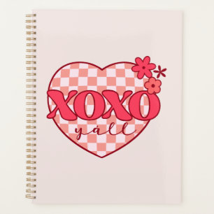 XOXO Cute & Loving Pink Heart Planner