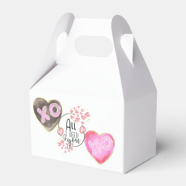 xoxo cute Valentines Gift Box (Front Side)