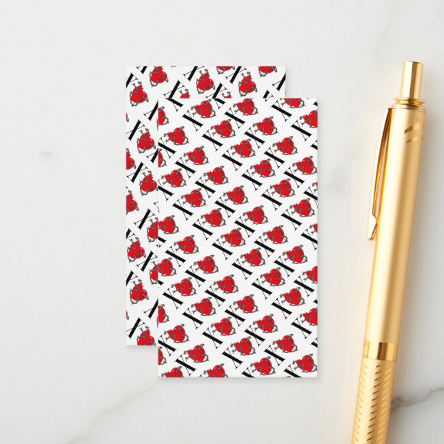 XOXO ENCLOSURE CARD (Front/Back In Situ)
