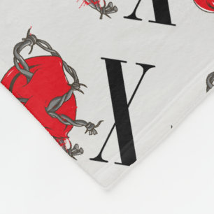 XOXO FLEECE BLANKET