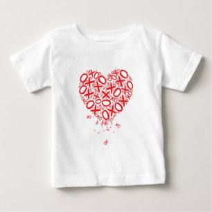 XOXO Heart  Baby T-Shirt