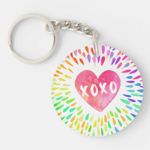 XoXo Heart Key Ring