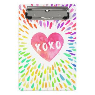 XoXo Heart Mini Clipboard