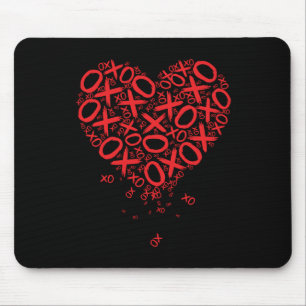 XOXO Heart Mouse Pad