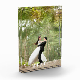 XOXO Heart Personalised Photo Custom Vertical Block