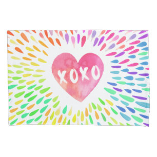 XoXo Heart Pillowcase