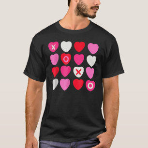 XOXO Hearts Valentine's Day for Him Her Kids T-Shirt