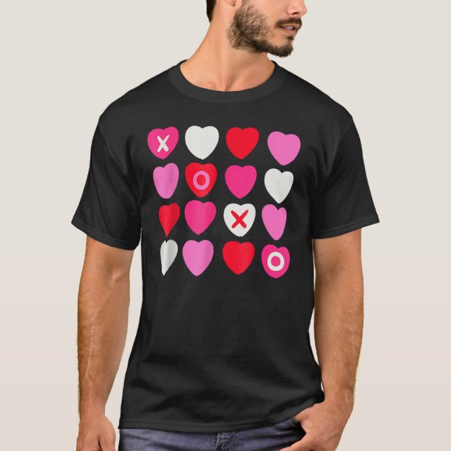 XOXO Hearts Valentine's Day  for Him Her Kids T-Shirt (Front)