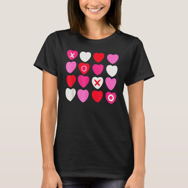 XOXO Hearts Valentine's Day  for Him Her Kids T-Shirt (Front)