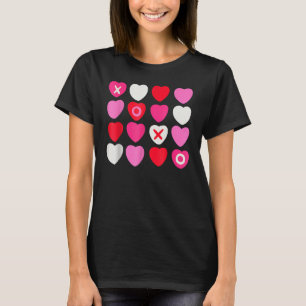 XOXO Hearts Valentine's Day for Him Her Kids T-Shirt