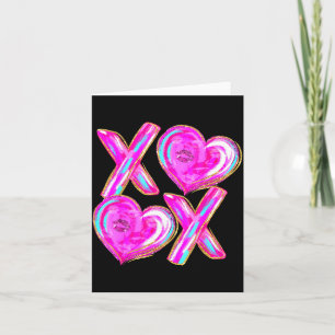 Xoxo Hearts Valentine's Day Women Girls Vday  Card