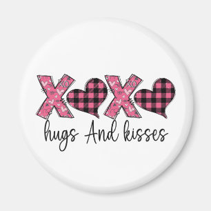 Xoxo Hugs and Kisses Magnet