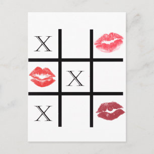 XOXO hugs and Kisses Postcard