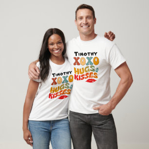 XOXO Hugs & Kisses Valentine's day Gift (matching) T-Shirt