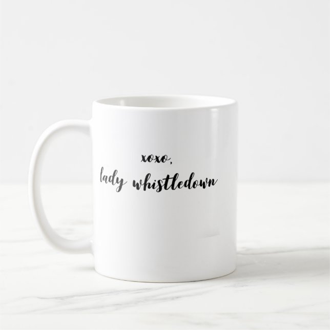 XOXO Lady Whistledown   Coffee Mug (Left)