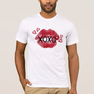 XOXO Lips Kiss Love Valentine's Day  T-Shirt