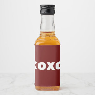 Xoxo Liquor Bottle Label