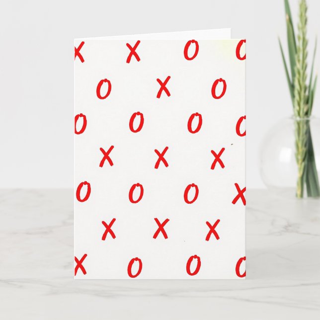 Xoxo Love Card (Front)
