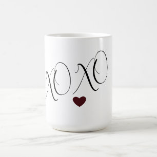 XOXO Love Heart Coffee Mug
