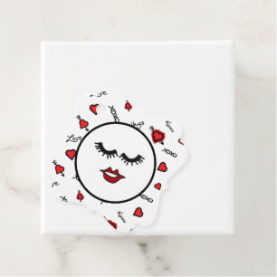 XOXO Love & Kisses Design Favour Tags