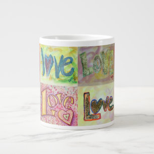 XOXO Love Mosaic Collage Paintings Mug