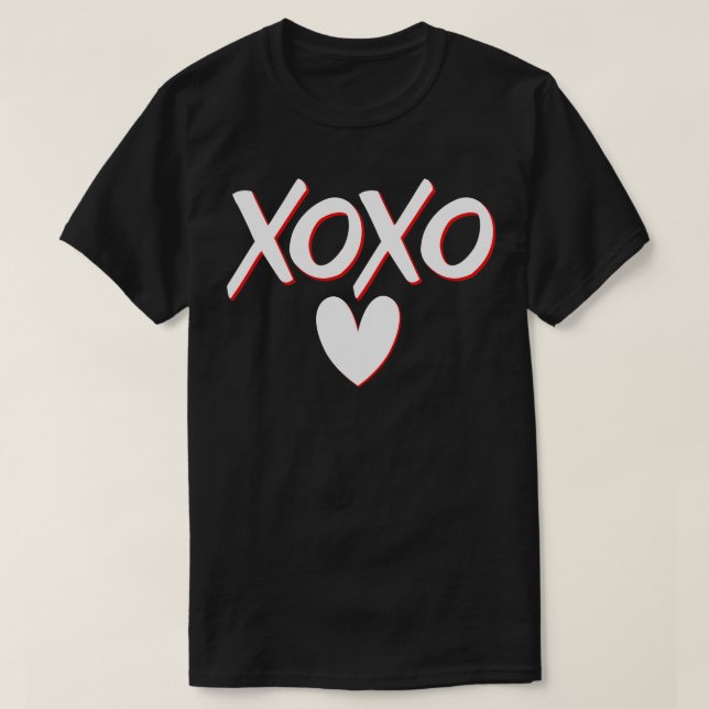 XOXO Love of Valentines Day T-Shirt (Design Front)