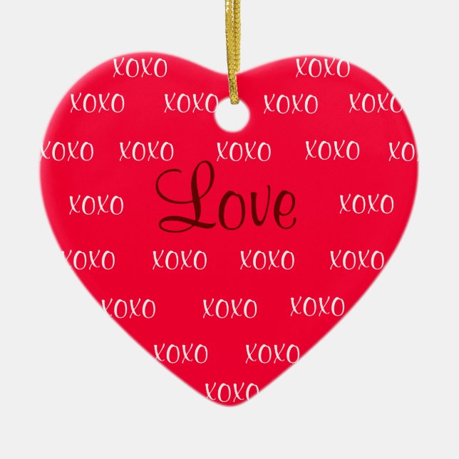 XOXO Love Ornament (Front)