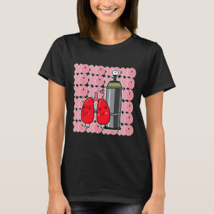 Xoxo Lung Squad Respiratory Therapist Nurse Rt Rrt T-Shirt