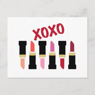 XOXO Makeup Postcard