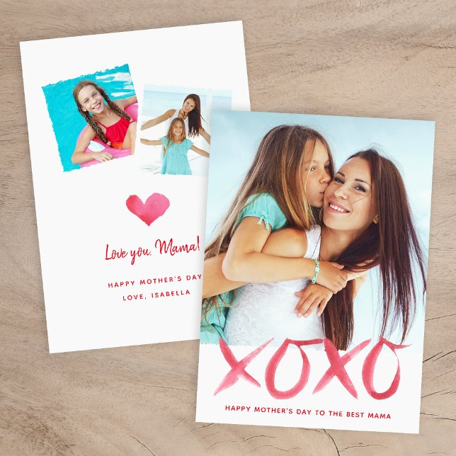 XOXO Mother's Day Photo Card for Mum (Creator Uploaded)