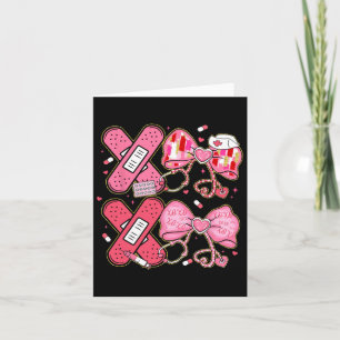 Xoxo Nurse Valentines Day Stethoscope Valentine Fo Card