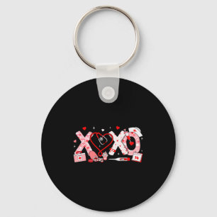 Xoxo Nurse Valentines Day Stethoscope Valentine Nu Key Ring