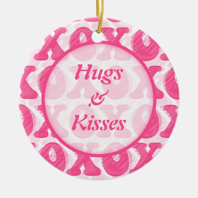 XOXO Personalised Ornament (Front)