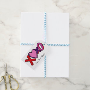 XOXO personalised Tag,Valentines Day  Gift Tags