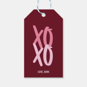 XOXO Personalized Valentine's Day Gift Tags