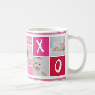 XOXO Photo Collage Mug