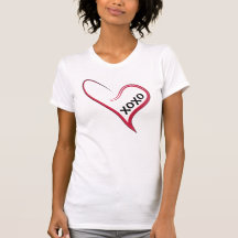 xoxo! Red Heart with a Custom Message!