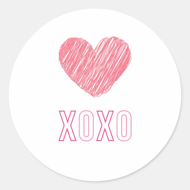 "XOXO" Sticker (Front)