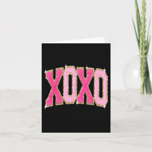 Xoxo Sweet Love Valentine Heart Romantic Valentine Card