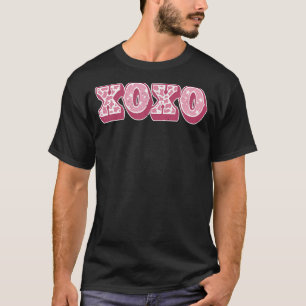 XOXO Sweet Love Valentine Southern Western Rodeo C T-Shirt